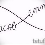 vázlatok a végtelen tetoválásról egy szóval - a tetoválás rajzának változata a 09052016 -ból 5126 tatufoto_ru