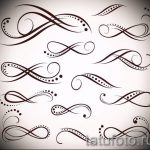 croquis infini tatouage sur son poignet - une variante du motif pour un tatouage 09052016 1001 tatufoto_en