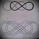 croquis infini tatouage sur son poignet - une variante du motif pour un tatouage 09052016 3003 tatufoto_en
