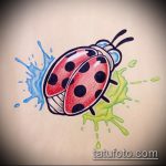 a katicabogár tetoválás vázlata # 267 a minta hűvös változata, amely könnyen használható változtatásra és katicabogár tetoválására az ujján