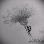 a katicabogár tetoválás vázlata # 334 a minta hűvös változata, amely könnyen használható változtatásra és katicabogár tetoválására a nyakon