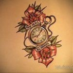 vázlat tetoválóóra rózsákkal 19.09.2019 №011 - vázlat a tetováló karóra -