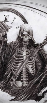 vázlat a tetoválás halálához órával 2019.09.19. №007 - vázlat a tetoválás halálához -