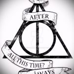 a halálos ereklyék tetoválásának vázlata # 162 a rajz klassz változata, amely sikeresen használható a halálos ereklyék átalakítására és felhelyezésére az alkarra tetoválásként