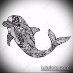 dolphin tattoo sketch # 273 is a cool version of the pattern that can be successfully used for processing and applying as a dolphin and sun tattoo