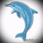 dolphin tattoo sketch # 130 - a unique version of the pattern that can be well used for processing and applying as a dolphin tattoo on the wrist