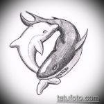 dolphin tattoo sketch # 10 is a cool version of the pattern that can be easily used to transform and apply as a dolphin and sun tattoo
