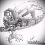 dolphin tattoo sketch # 812 - an interesting version of the pattern that can be easily used to transform and apply as a tattoo dolphin polynesia