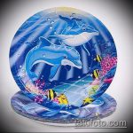 dolphin tattoo sketch # 396 is a cool version of the pattern that can be easily used for processing and applying as a dolphin tattoo on the neck