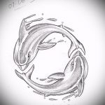 dolphin tattoo sketch # 501 is a worthy version of a drawing that can be easily used for alteration and drawing a dolphin meaning on the arm as a tattoo