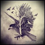 fa tetoválási vázlat # 435 - a minta egyedi változata, amely könnyen használható a feldolgozáshoz és a fát tetováláshoz körben