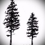 fa tetoválás vázlat száma 669 - a kép hűvös változata, amely könnyen használható vázlatok feldolgozására és alkalmazására erdei fák tetoválása