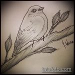 fa tetoválási vázlat # 686 - a minta méltó változata, amely sikeresen használható a fa módosítására és tetoválásként történő alkalmazására a lábán