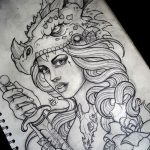vázlat egy lány tetoválásáról 2019.03.08. №015 - tetoválásvázlatok lányoknak -