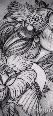 vázlat egy lány tetoválásáról 2019.03.08. №060 - tetoválásvázlatok lányoknak -