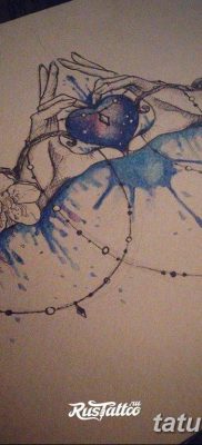 akvarell tetoválás lányoknak vázlatok 2019.03.08. №017 - tetoválóvázlatok -