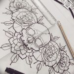 fotó vázlatok tetoválás dotwork kelt 2017.10.10 №102 - vázlatok tetoválás dotwork -