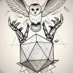 fotó vázlatok tetoválás dotwork kelt 2017.10.10 №131 - vázlatok tetoválás dotwork -