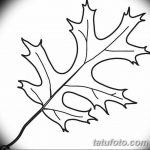 Tetovált tölgyfalevél fotóvázlata 2018.09.11 -től №032 - tetovált tölgyfalevél vázlata -