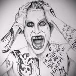 Joker tetoválás vázlat # 709 - a kép méltó változata, amely könnyen használható átalakításra és alkalmazásra joker old school tetoválásként