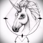 vázlat egy egyszarvú tetoválásról, 43