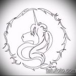 vázlat egy egyszarvú tetoválásról # 588 egy rajz méltó változata, amely sikeresen használható az egyszarvú tetoválásként történő átalakítására és alkalmazására.