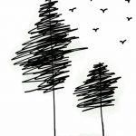 снимка Скици на татуировка смърч от 23.04.2018 №157 - Скици на татуировка смърч -