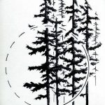 снимка Скици на татуировка смърч от 23.04.2018 №163 - Скици на татуировка смърч -