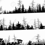 снимка Скици на татуировка смърч от 23.04.2018 №167 - Скици на татуировка смърч -