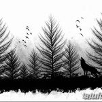 снимка Скици на татуировка смърч от 23.04.2018 №170 - Скици на татуировка смърч -