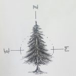 снимка Скици на татуировка смърч от 23.04.2018 №006 - Скици на татуировка смърч -