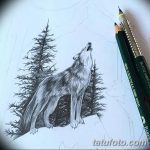 снимка Скици на татуировка смърч от 23.04.2018 №053 - Скици на татуировка смърч -