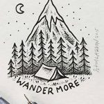 снимка Скици на татуировка смърч от 23.04.2018 №076 - Скици на татуировка смърч -