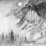 снимка Скици на татуировка смърч от 23.04.2018 №108 - Скици на татуировка смърч -