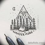 снимка Скици на татуировка смърч от 23.04.2018 №113 - Скици на татуировка смърч -