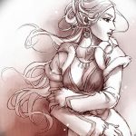 vázlat tetoválás elf 2019.07.16. №091 - vázlat tetoválás elf -