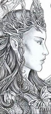 vázlat tetoválás elf 2019.07.16 №035 - vázlat tetoválás elf -