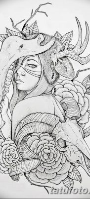 vázlat tetoválás elf 2019.07.16 №073 - vázlat tetoválás elf -