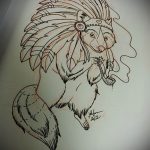 Példa egy enot tetoválási vázlatra tetováláshoz - tatufoto.ru - 5