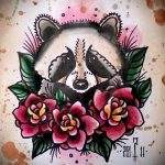 Példa egy enot tetoválási vázlatra tetováláshoz - tatufoto.ru - 9