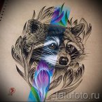 Példa egy enot tetoválási vázlatra tetováláshoz - tatufoto.ru - 22