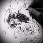 Példa egy enot tetoválási vázlatra tetováláshoz - tatufoto.ru - 25