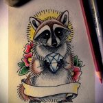 Példa egy enot tetoválás vázlatára tetováláshoz - tatufoto.ru - 38