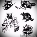 Példa egy enot tetoválás vázlatára tetováláshoz - tatufoto.ru - 39