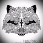 Példa egy enot tetoválási vázlatra tetováláshoz - tatufoto.ru - 47