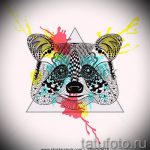 Példa egy enot tetoválási vázlatra tetováláshoz - tatufoto.ru - 51