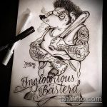 a 941 -es sündisznó tetoválás vázlata - a minta érdekes változata, amely könnyen használható a labdás sündisznó megváltoztatására és tetoválásként történő alkalmazására