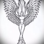Szokatlan Phoenix Tattoo Sketch - exkluzív rajz, amely vázlatként használható egy főnix tetováláshoz