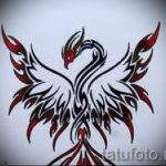 Érdekes vázlat egy főnix tetoválásról - exkluzív rajz a főnix tetoválás vázlatához