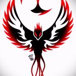 Exkluzív Phoenix Tattoo Sketch - Egy gyönyörű rajz, amely vázlatként használható egy főnix tetováláshoz